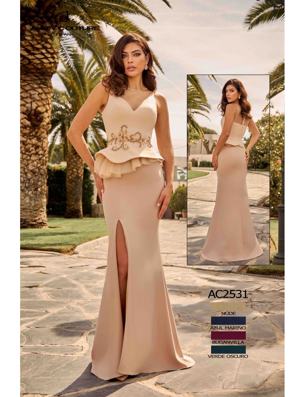 VESTIDO ALMA COUTURE AC2531