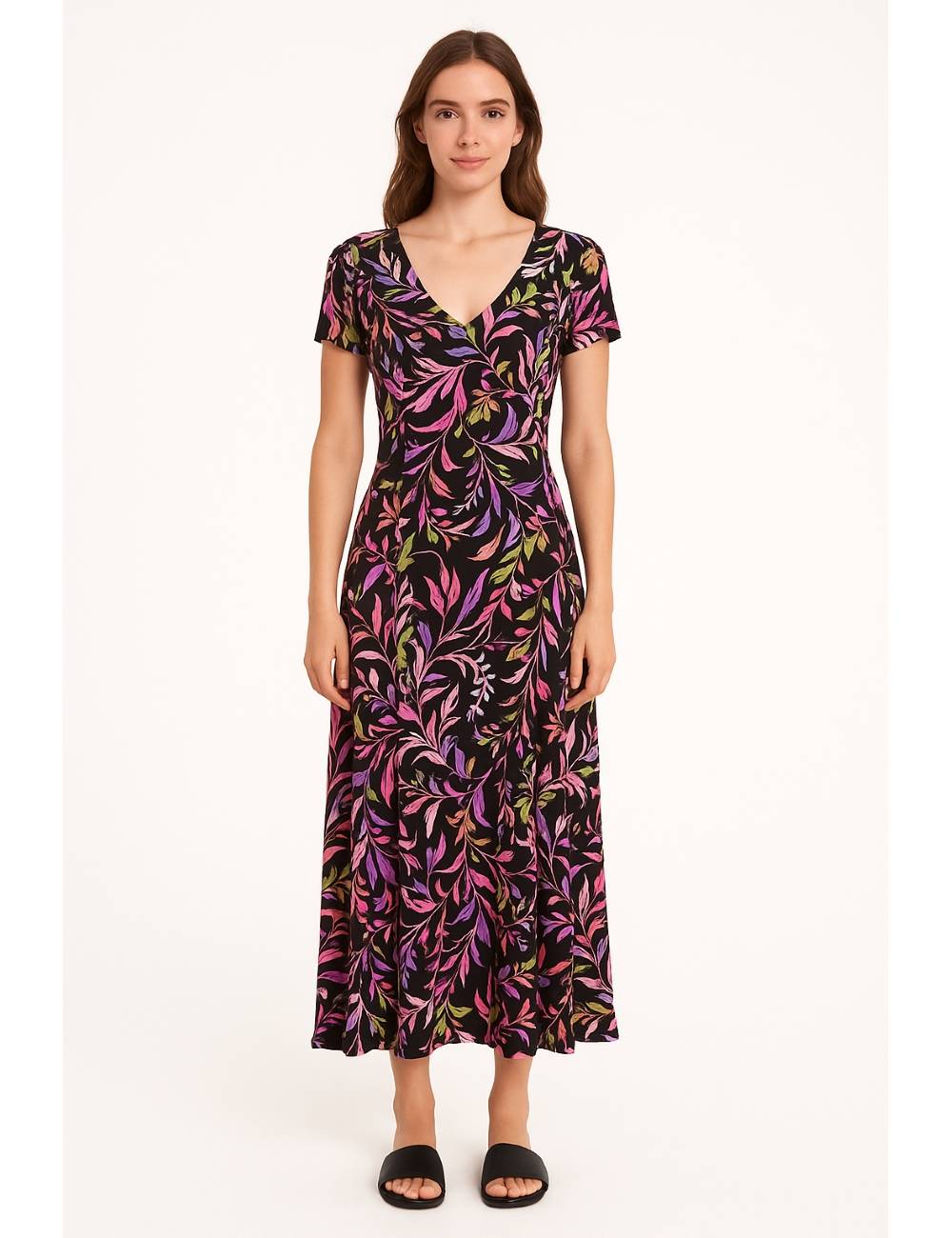 VESTIDO NEW SLEEVE V 1023