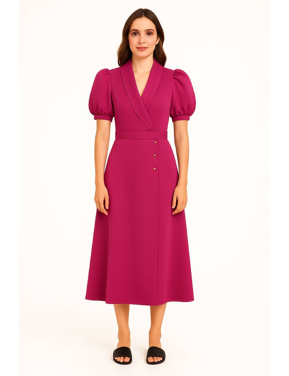VESTIDO MIDI HERYSA H5065