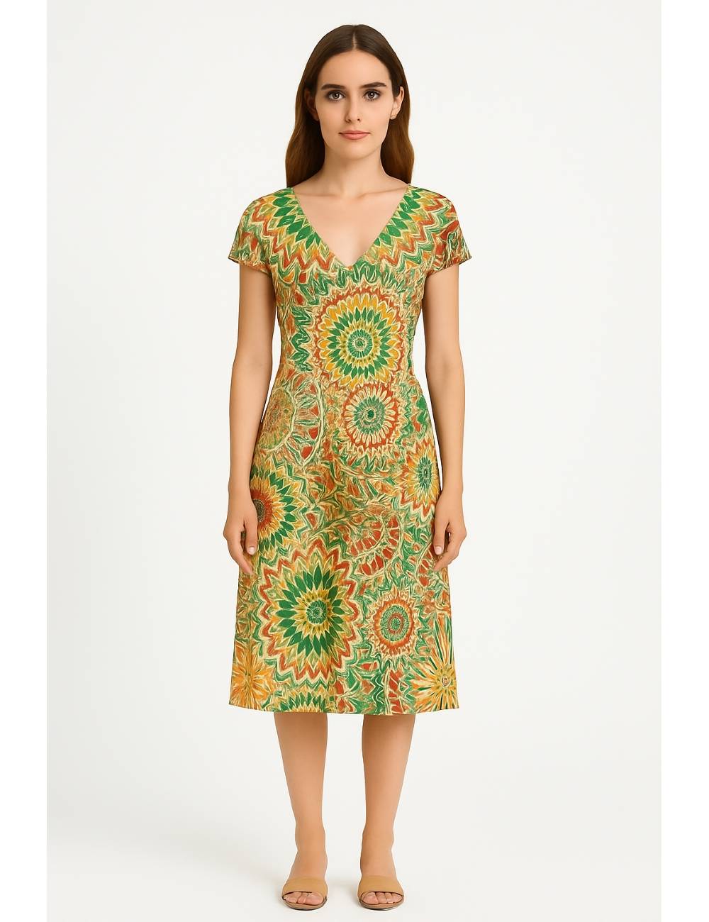 VESTIDO NEW SLEEVE V 706
