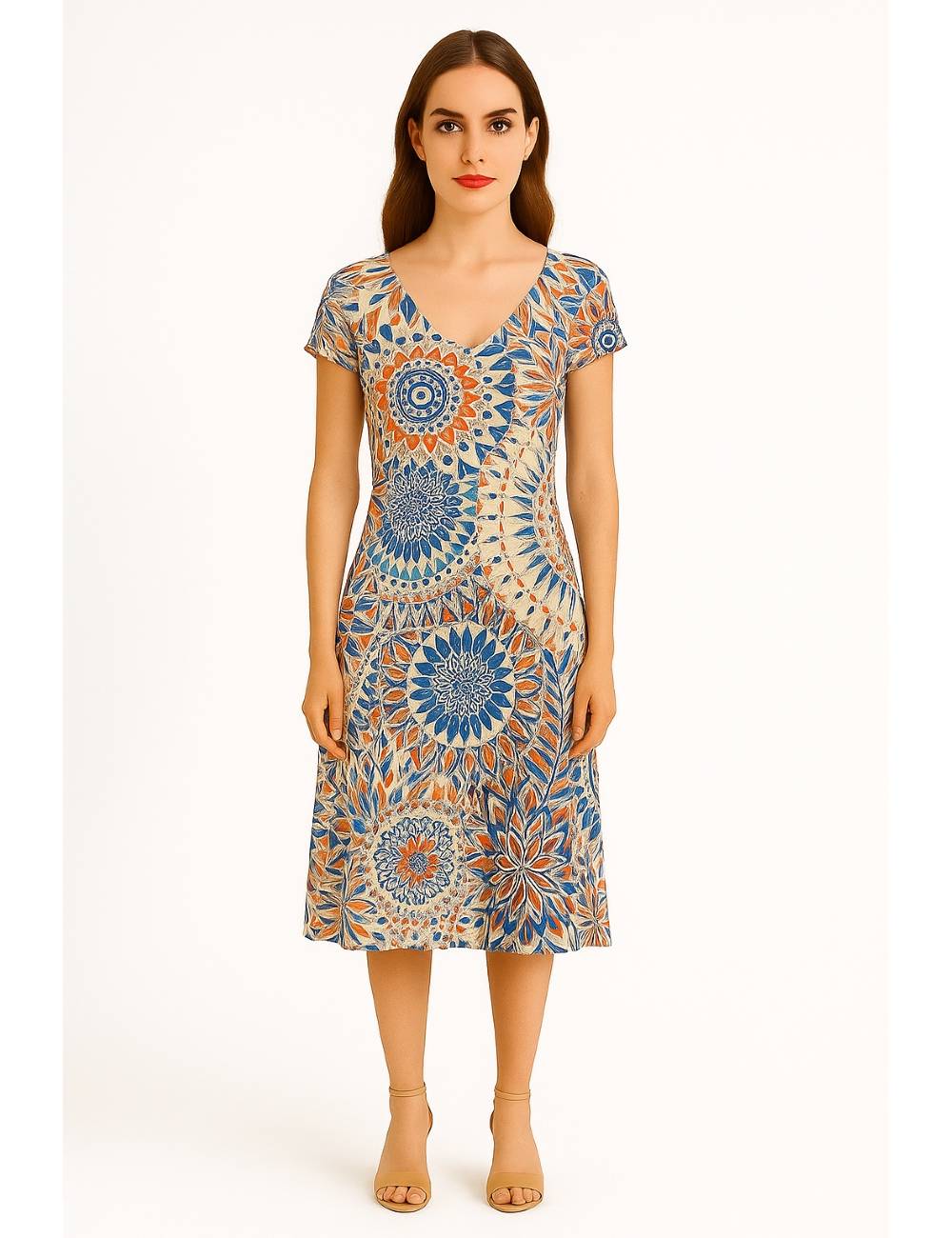 VESTIDO NEW SLEEVE V 706