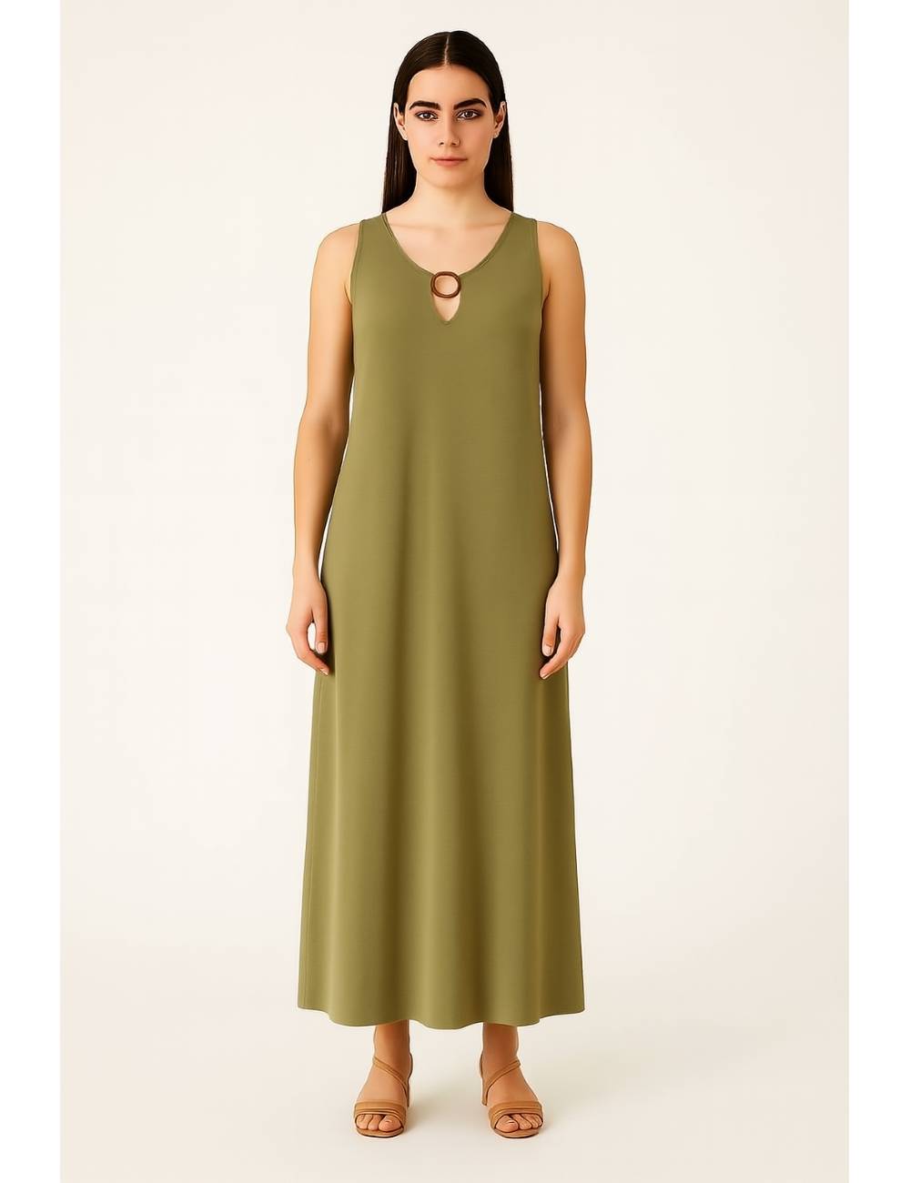 VESTIDO NEW SLEEVE V 1008