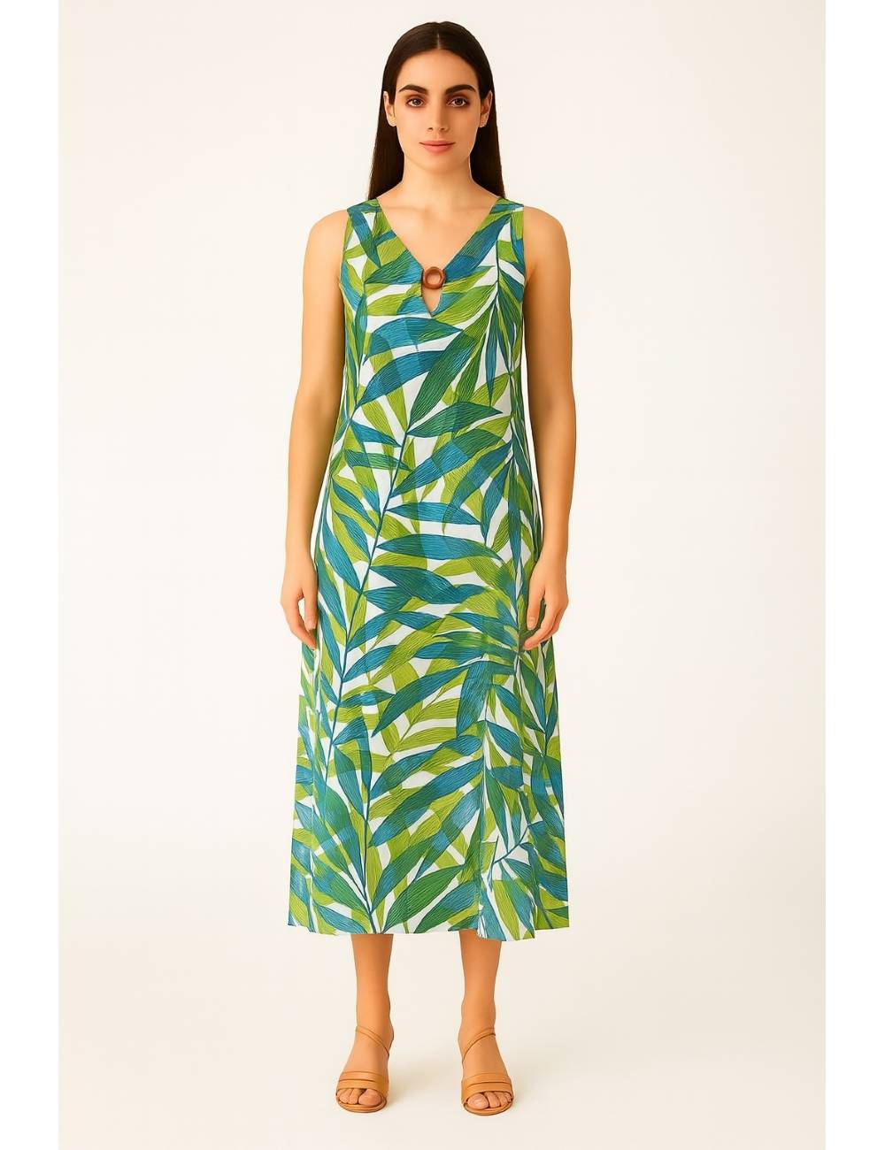 VESTIDO NEW SLEEVE V-716