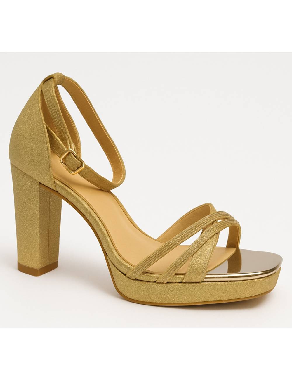 ZAPATO PLATA Y DORADO...