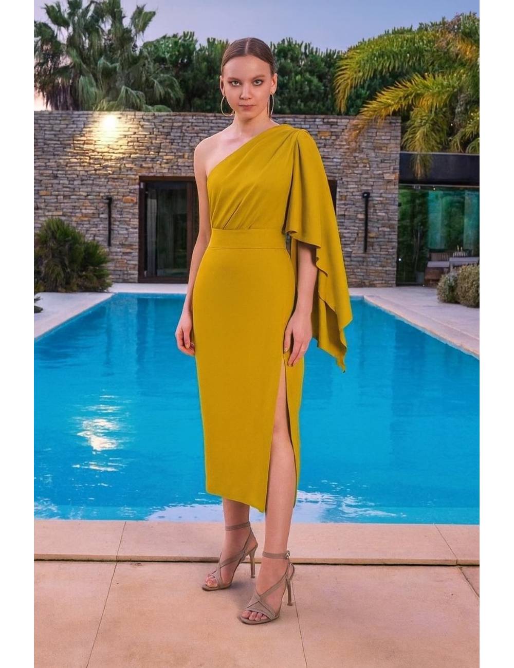 VESTIDO MIDI HERYSA H5254