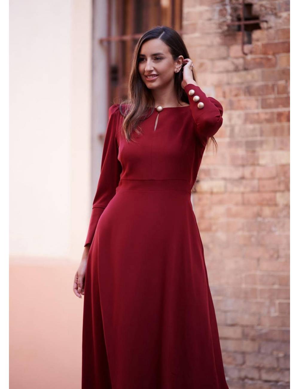 VESTIDO LOLA LUNARES 8804
