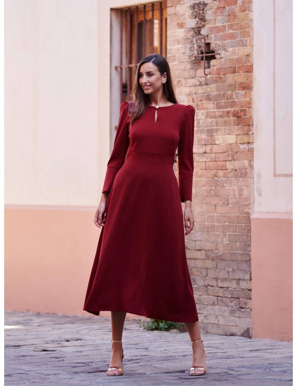 VESTIDO LOLA LUNARES 8804