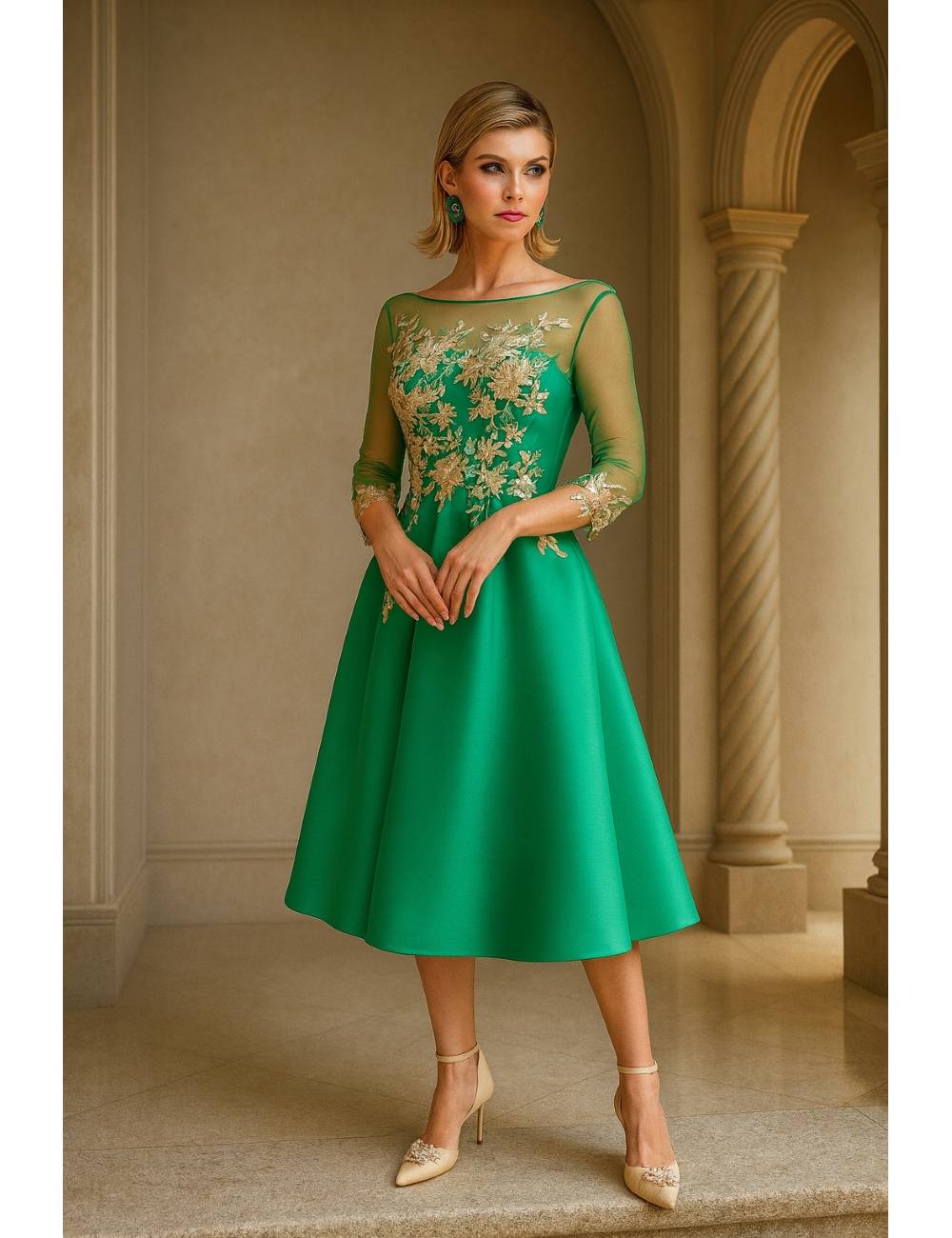 VESTIDO ALMA COUTURE AC2312