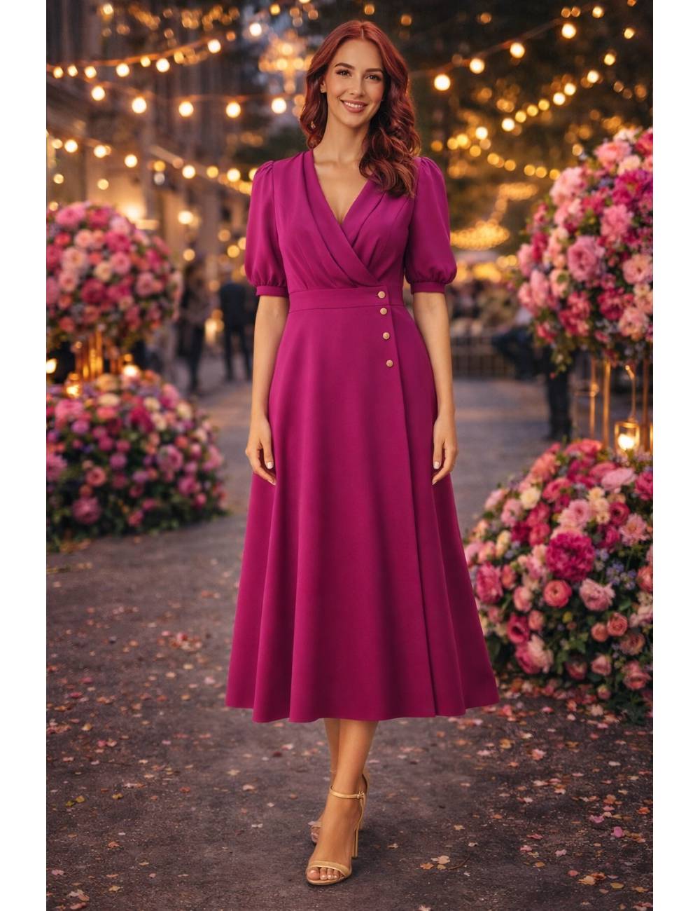 VESTIDO MIDI HERYSA H5065