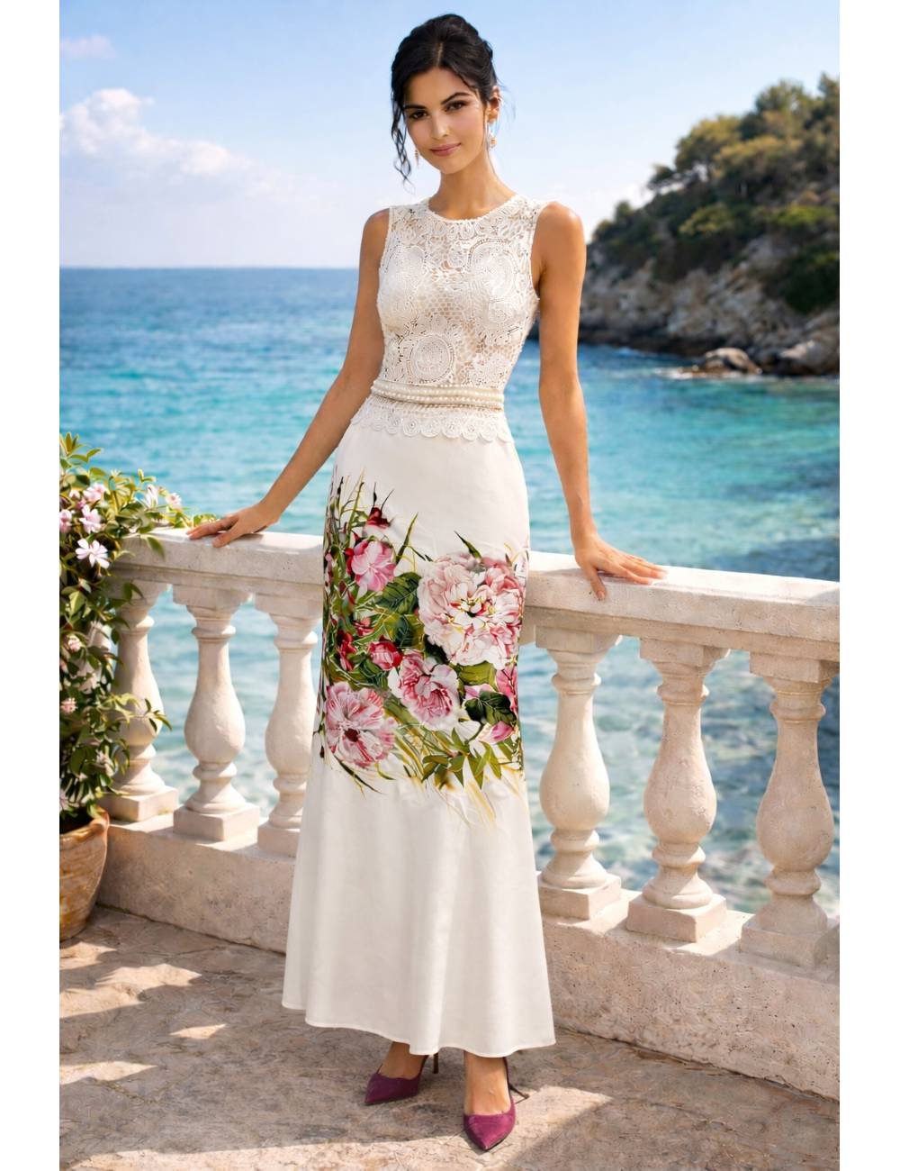 VESTIDO SONIA PEÑA FLOR