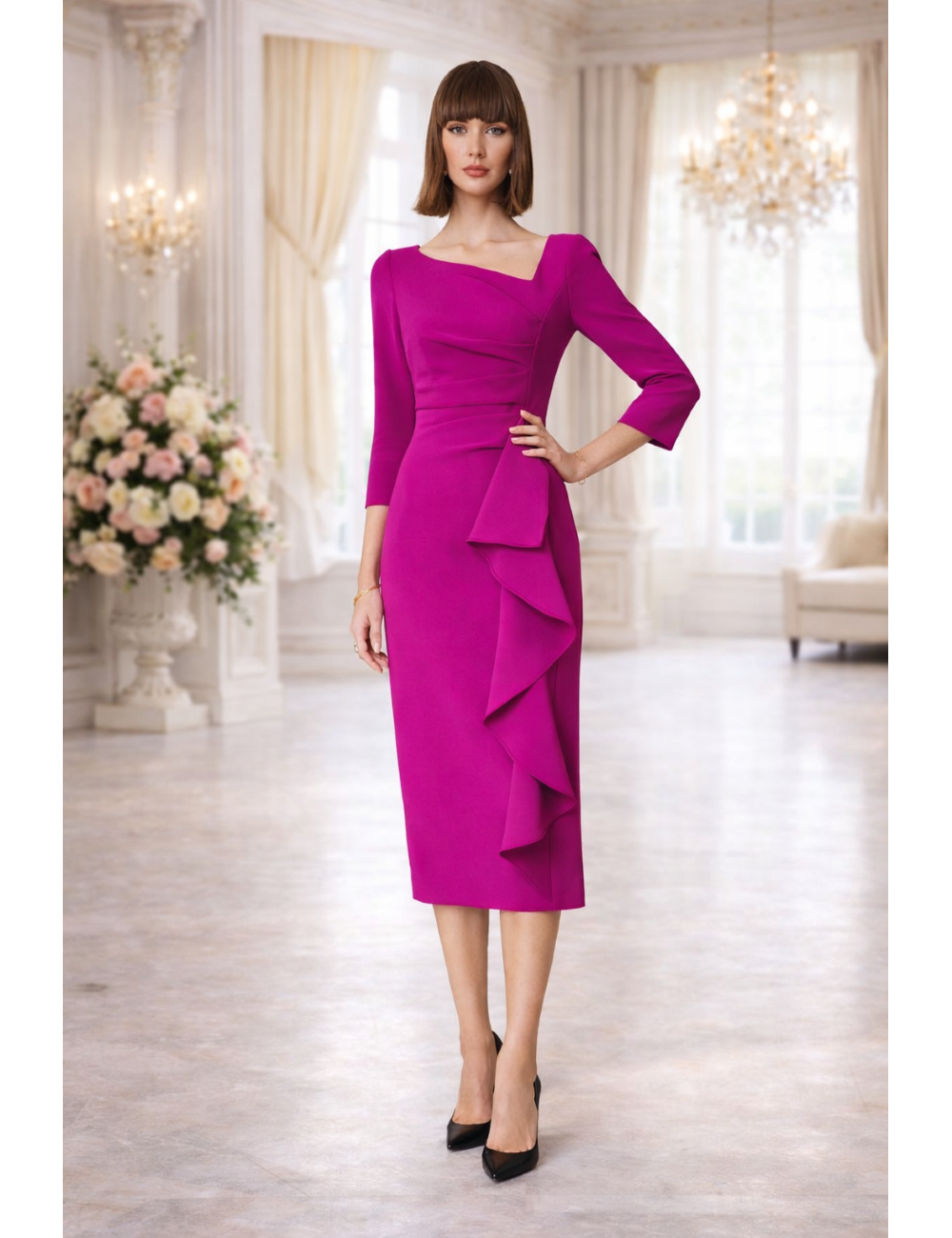 VESTIDO CARLA RUIZ 52549