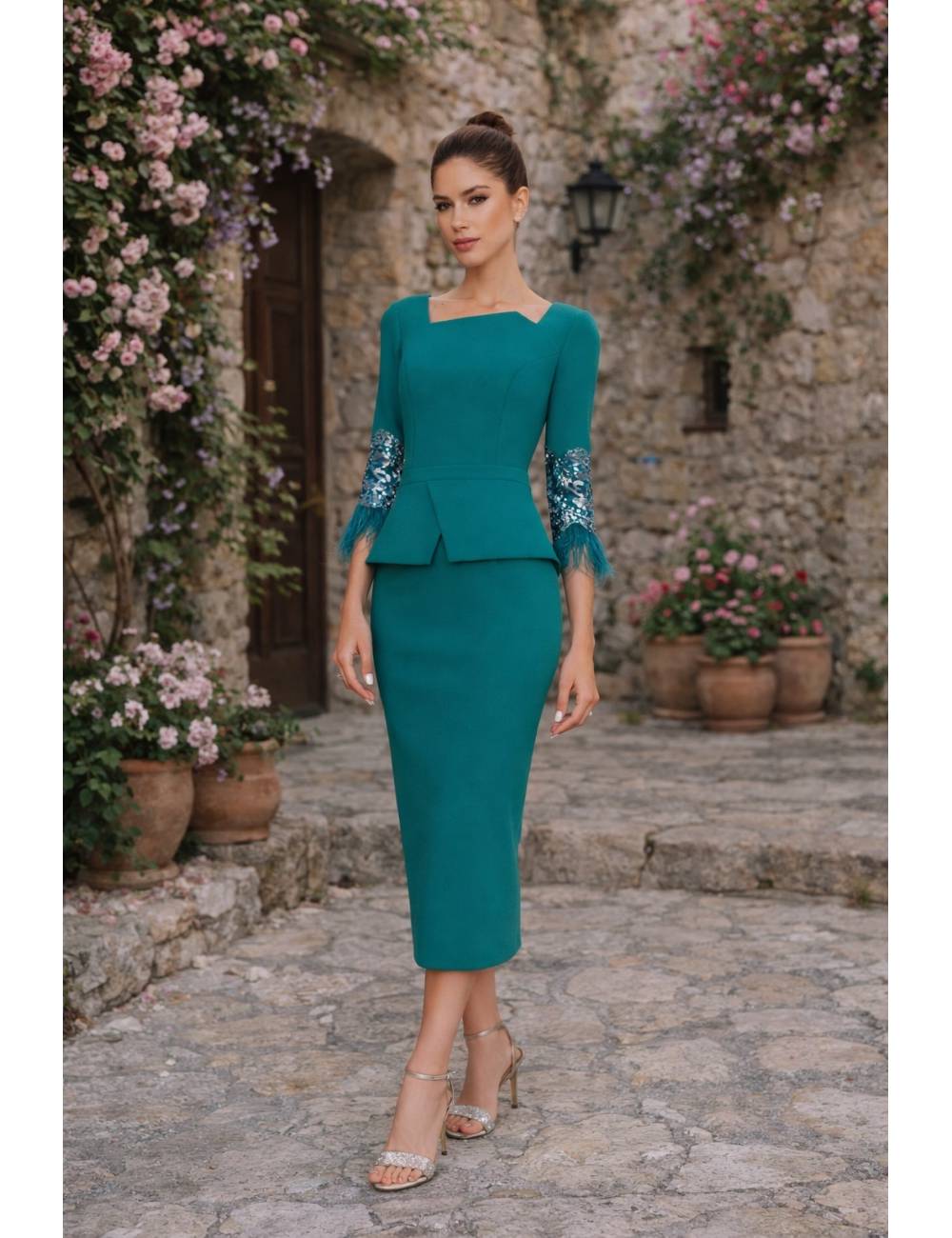 VESTIDO CARMEN CARA  JE-14