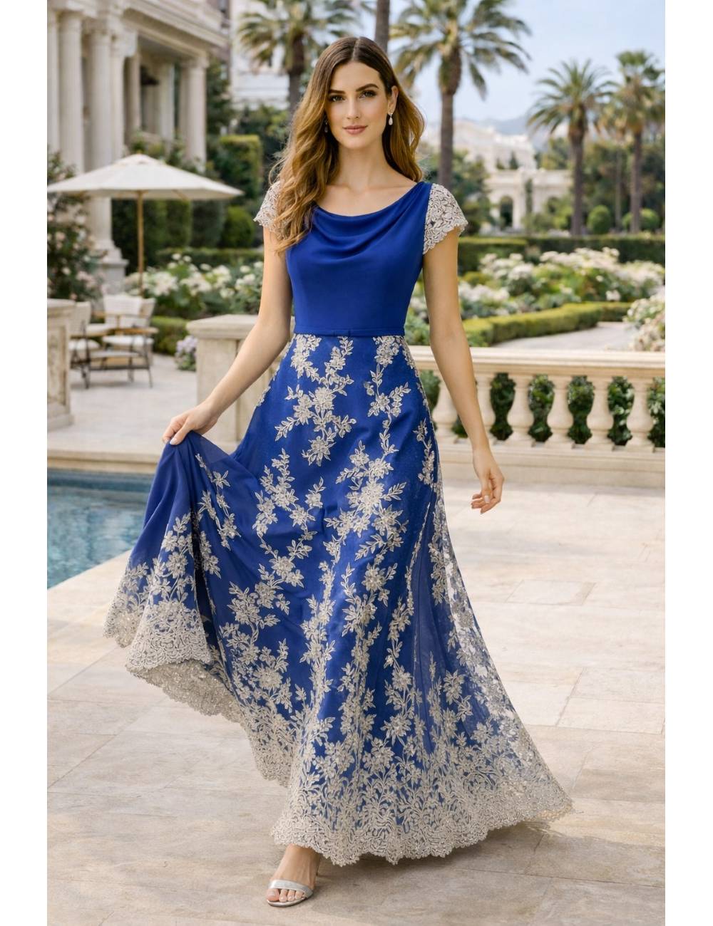 VESTIDO EVASSE 23530