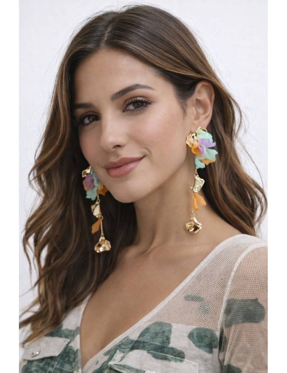 PENDIENTES PETALO