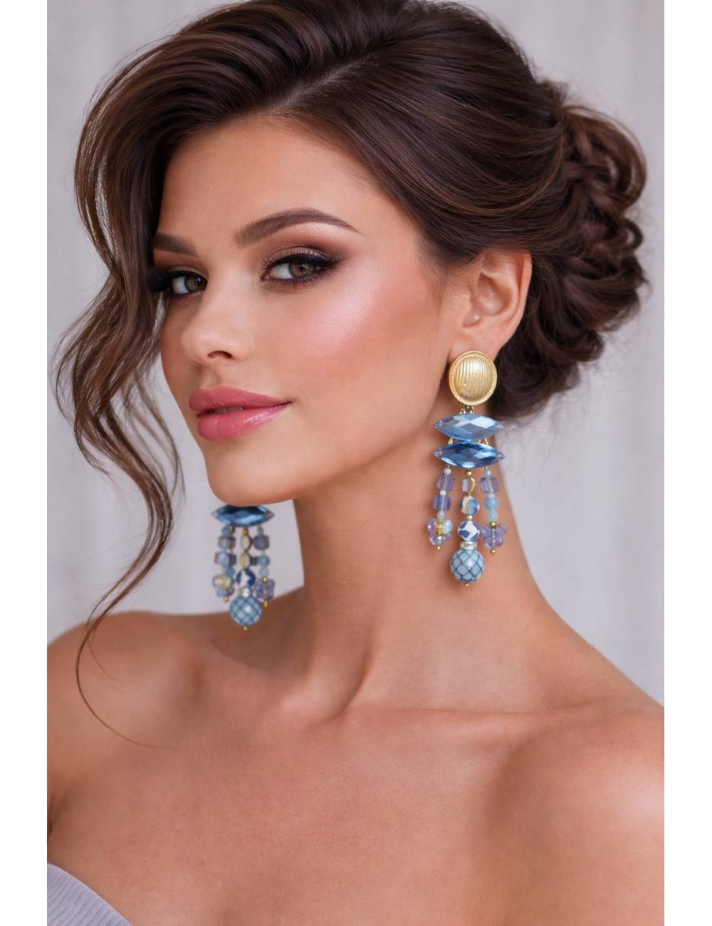 PENDIENTES PLUMA Y COLLAR 429