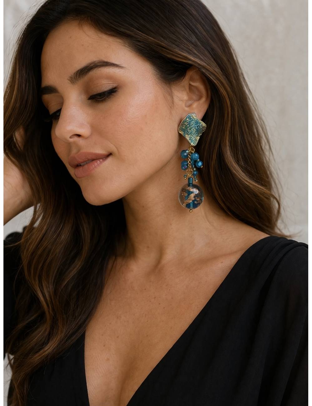 PENDIENTES PLUMA  COLLAR 409