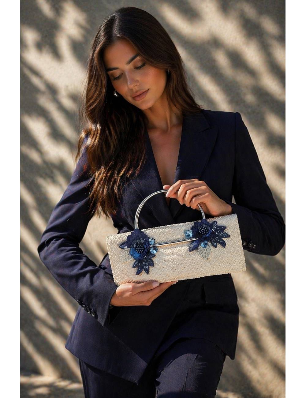 BOLSO PLUMA Y COLLAR 208