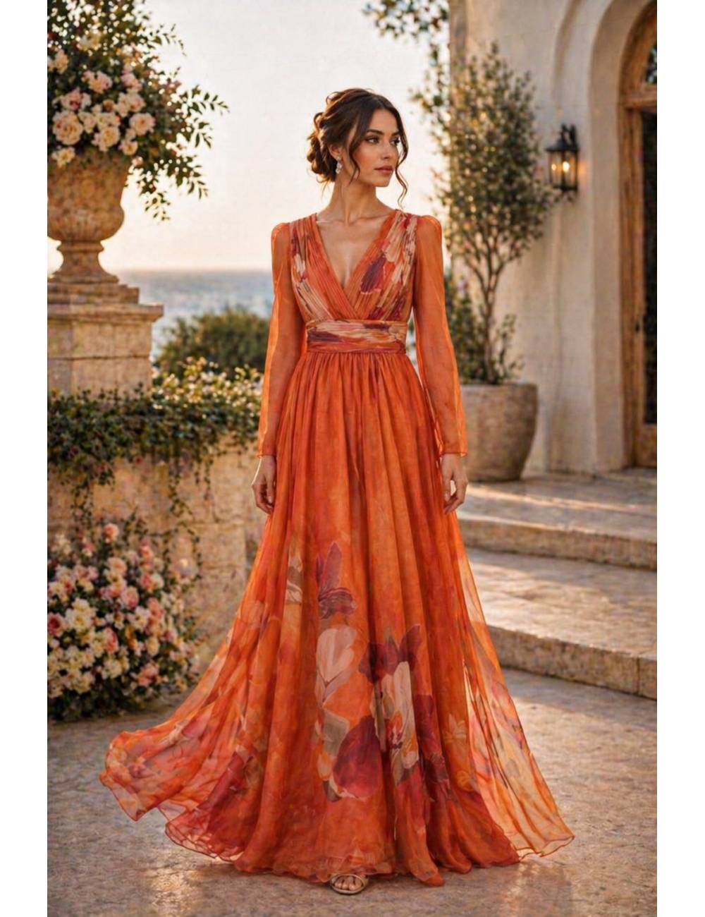 VESTIDO CARLA RUIZ 52701