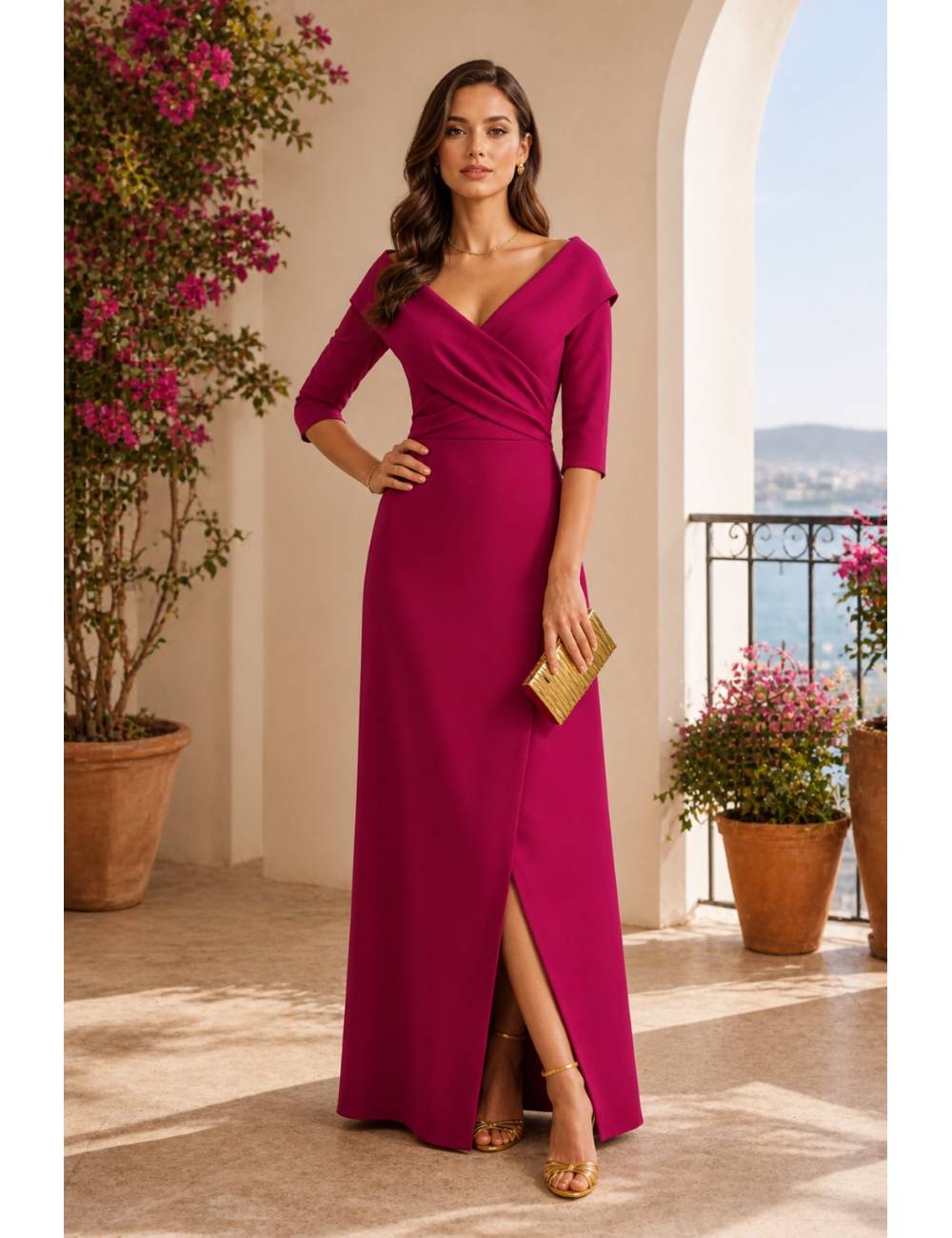 VESTIDO CARLA RUIZ 50013
