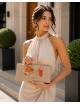 BOLSO PLUMA Y COLLAR 772
