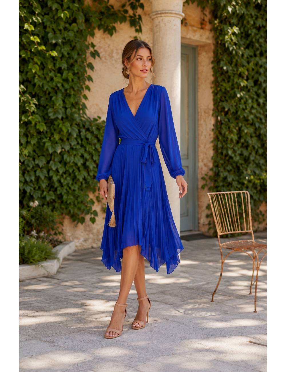 VESTIDO LAMUSA ABRILLISO LISO